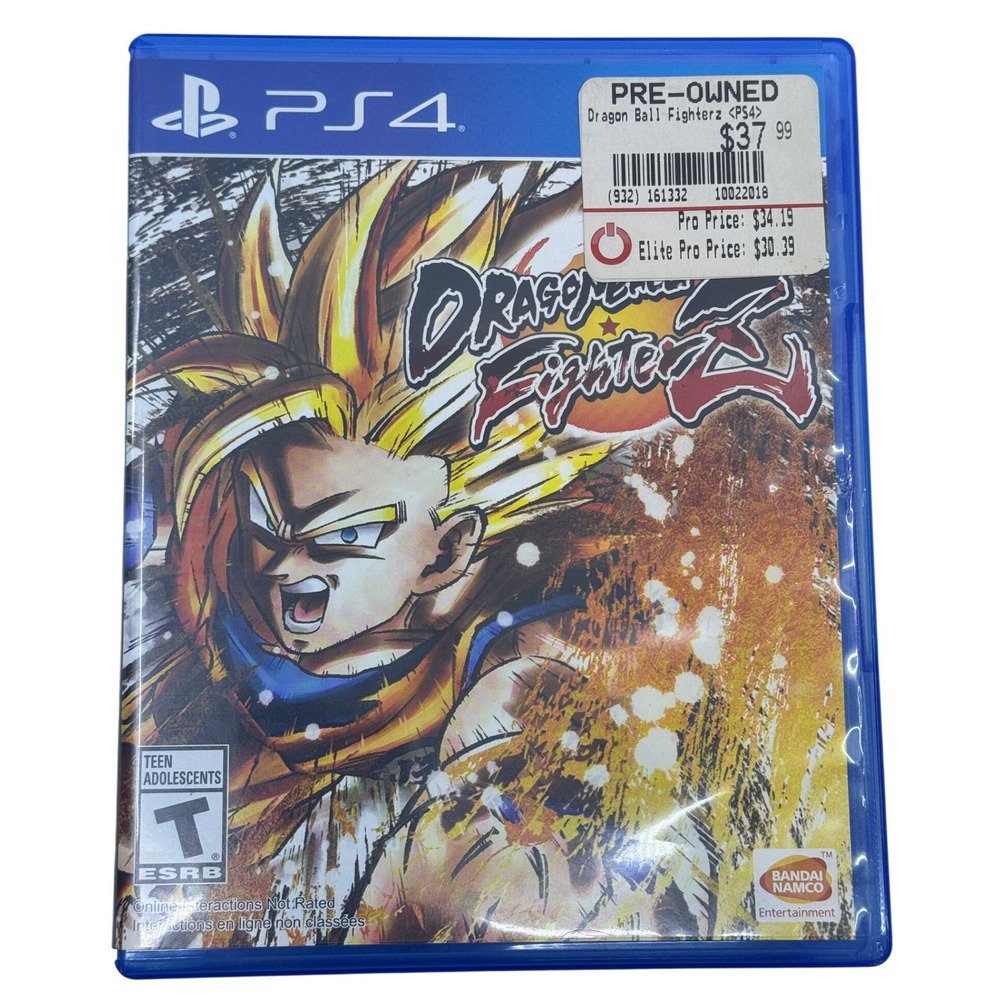 Dragon Ball FighterZ Sony‎ PlayStation 4 PS4 Fighting Game Bandai Namco 2018